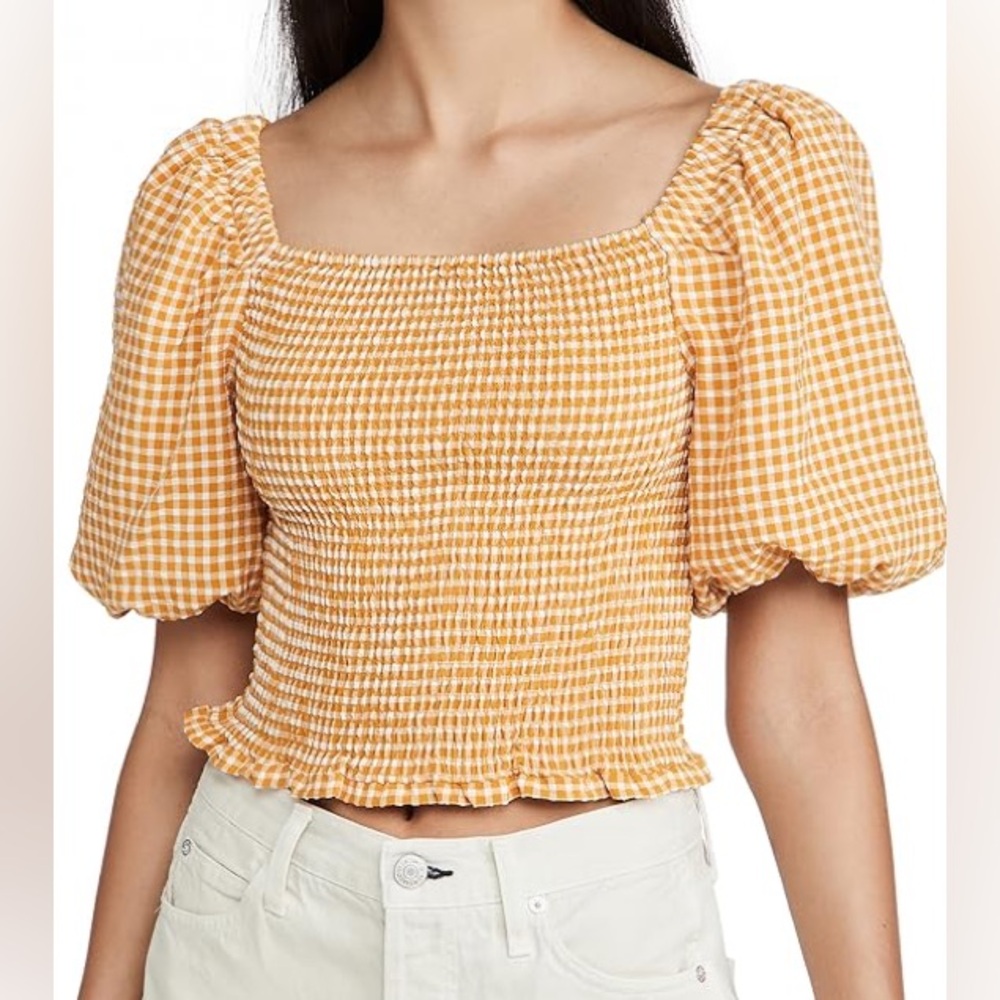 BB DAKOTA Checkered Crop Top